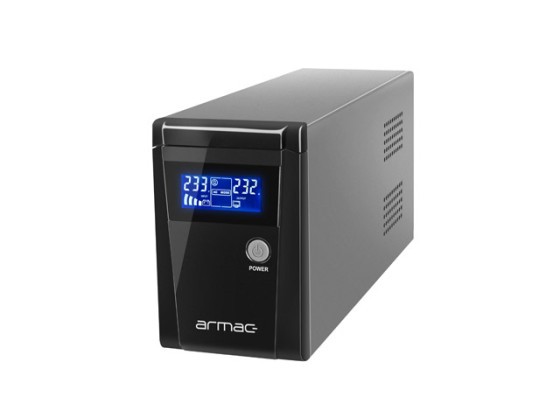 UPS ARMAC OFFICE O/650E/LCD LÍNEA INTERACTIVA 650VA 2X TOMAS USB-B LCD CAJA METÁLICA