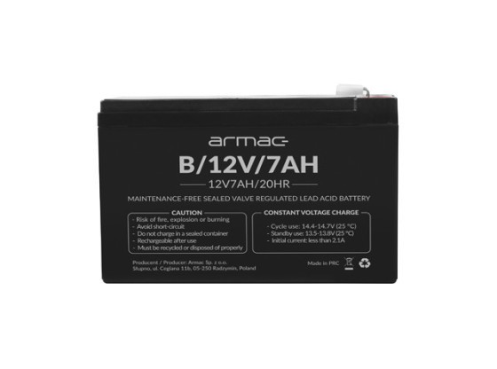 UPS BATERÍA ARMAC VRLA AGM 12V/7AH