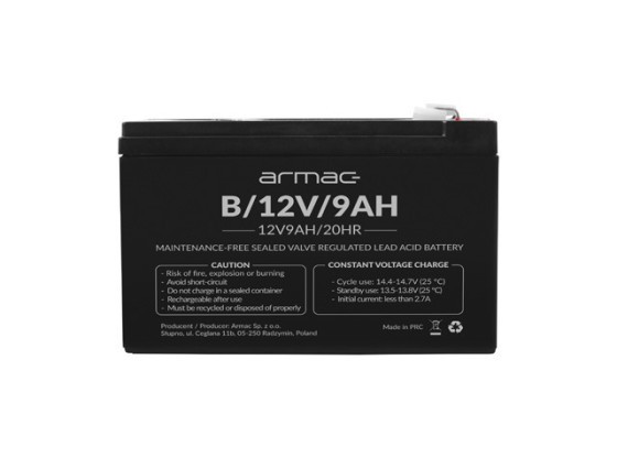 BATERÍA UNIVERSAL UPS ARMAC VRLA AGM 12V/9AH