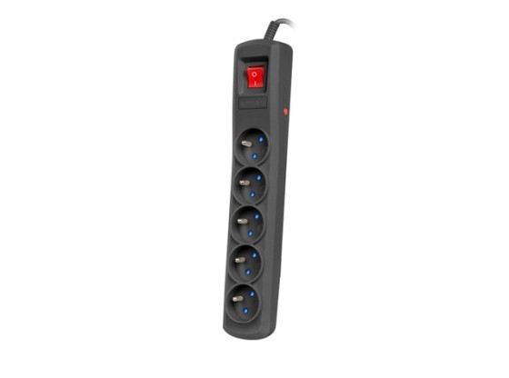 PROTECTOR CONTRA SOBRETENSIONES ARMAC R5 5M 5X TOMAS 10A NEGRO