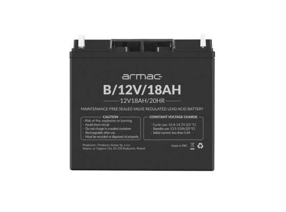 BATERÍA UNIVERSAL ARMAC VRLA AGM 12V/18AH