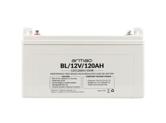BATERÍA UNIVERSAL UPS ARMAC VRLA GEL LARGA DURACIÓN 12V/120AH 