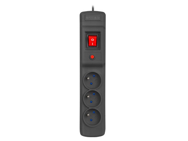 PROTECTOR CONTRA SOBRETENSIONES ARMAC MULTI M3 3M 3X TOMAS FRANCESAS NEGRO 2