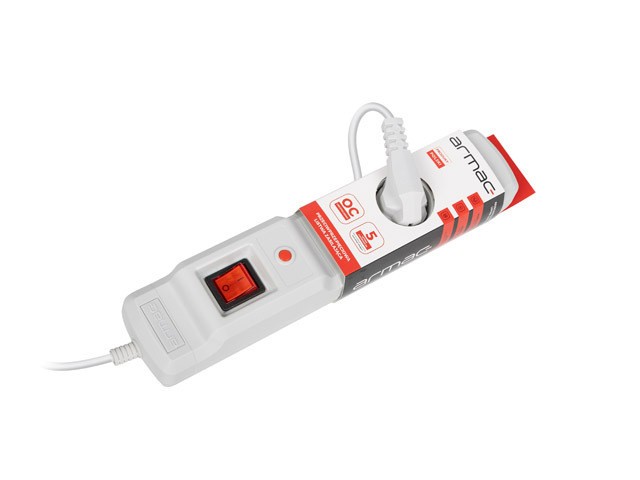 PROTECTOR DE SOBRETENSIÓN ARMAC MULTI M3 1,5M 3X TOMAS FRANCESAS GRIS 5