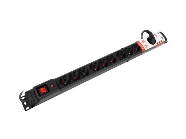 PROTECTOR DE SOBRETENSIÓN ARMAC MULTI M12 RACK 19" 5M 12X SALIDAS FRANCESAS NEGRO  6