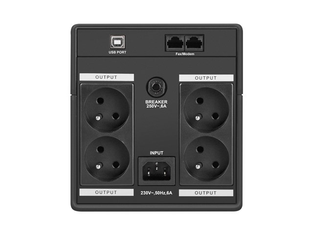 UPS ARMAC HOME H/1500E/LED LÍNEA INTERACTIVA 1500VA 4X TOMAS FRANCESAS USB-B LED 3