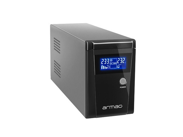 UPS ARMAC OFFICE O/650F/LCD LÍNEA INTERACTIVA 650VA 2X TOMAS SCHUKO USB-B LCD CAJA METÁLICA 2