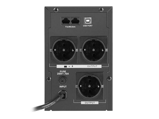 UPS ARMAC OFFICE O/1500F/LCD LÍNEA INTERACTIVA 1500VA 3X TOMAS SCHUKO USB-B LCD CAJA METÁLICA 4