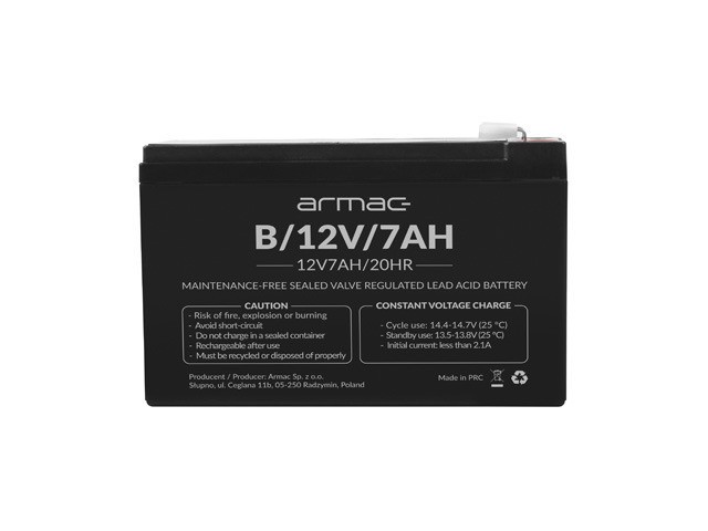 UPS BATERÍA ARMAC VRLA AGM 12V/7AH 1