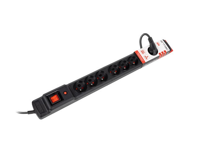 PROTECTOR CONTRA SOBRETENSIONES ARMAC MULTI M9 1,5M 9X TOMAS FRANCESAS NEGRO 4