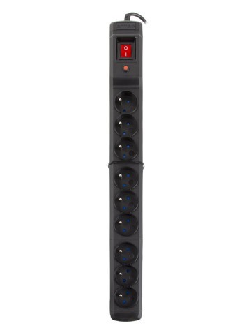 PROTECTOR CONTRA SOBRETENSIONES ARMAC MULTI M9 5M 9X SALIDAS FRANCESAS NEGRO 4