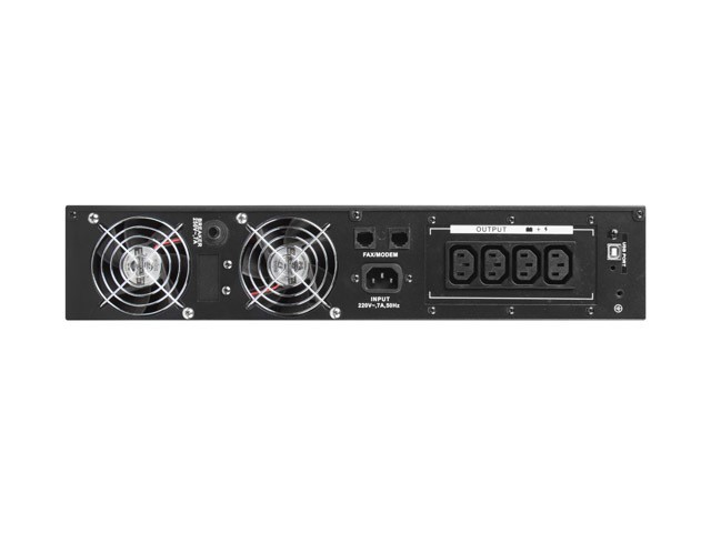UPS RACK ARMAC R/1000I/PSW LÍNEA INTERACTIVA 1000VA 4X TOMAS IEC C13 LCD ONDA SINUSOIDAL PURA 2U METAL 5