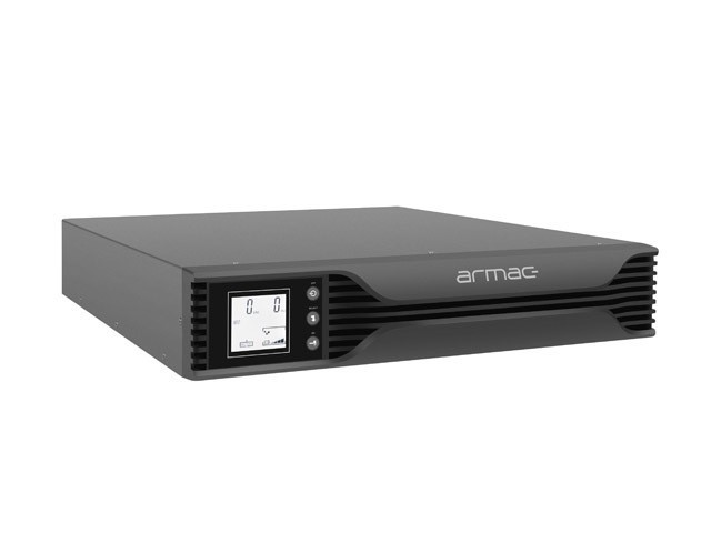 UPS RACK ARMAC R/1000I/ONL ON-LINE 1000VA LCD 4X IEC C13 OUTLETS USB-B RS-232 2U METAL CASE