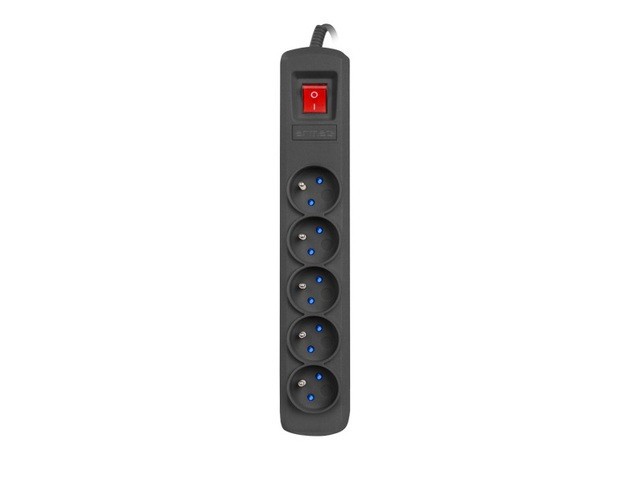 PROTECTOR DE SOBRETENSIÓN ARMAC R5 3M 5X TOMAS 10A NEGRO 2