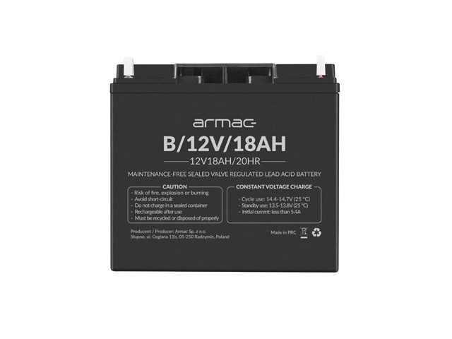 BATERÍA UNIVERSAL ARMAC VRLA AGM 12V/18AH 1