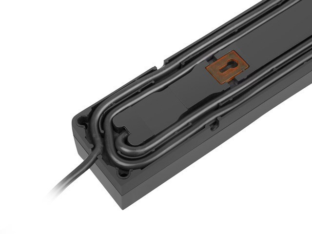 PROTECTOR CONTRA SOBRETENSIONES ARMAC Z5 3M 5X SALIDAS FRANCESAS 10A ORGANIZADOR DE CABLES NEGRO 2