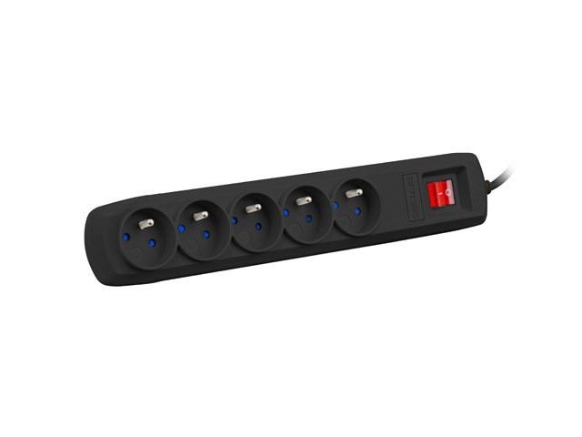 PROTECTOR CONTRA SOBRETENSIONES ARMAC ARC5 1,5M 5X TOMAS FRANCESAS NEGRO 4