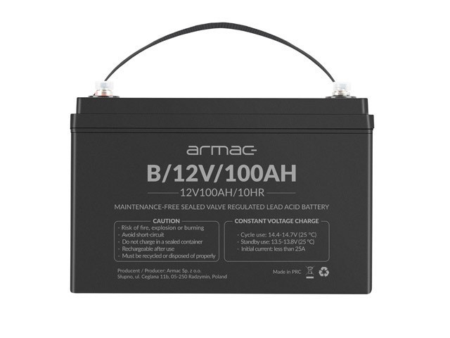 BATERÍA UNIVERSAL ARMAC VRLA AGM 12V/100AH  1