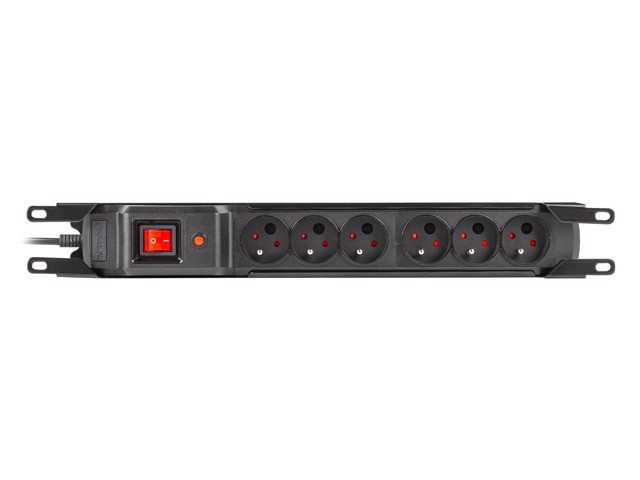 PROTECTOR CONTRA SOBRETENSIONES ARMAC MULTI M6 RACK 19" 3M 6X TOMAS IEC NEGRO 4