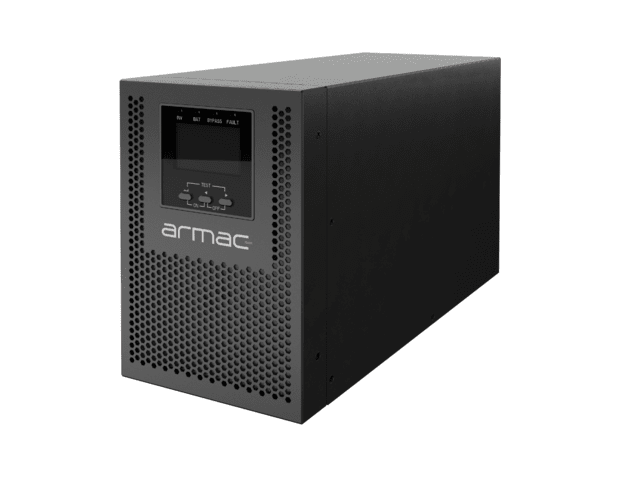 UPS ARMAC OFFICE ON-LINE PF1 1000VA LCD 4X IEC C13 CAJA METÁLICA LIBRE DE POLVO 1