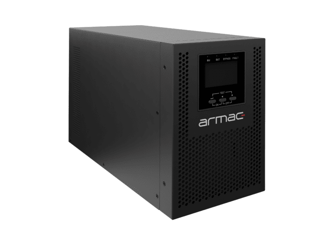 UPS ARMAC OFFICE ON-LINE PF1 1000VA LCD 4X IEC C13 CAJA METÁLICA LIBRE DE POLVO 6