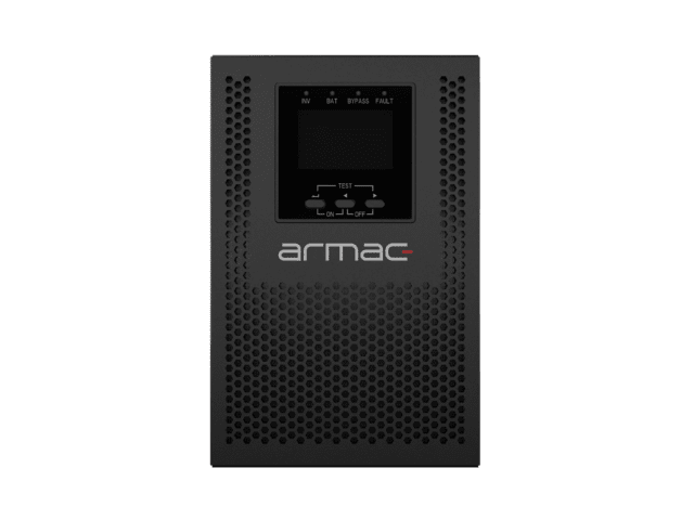 UPS ARMAC OFFICE ON-LINE PF1 1000VA LCD 4X IEC C13 CAJA METÁLICA LIBRE DE POLVO 2