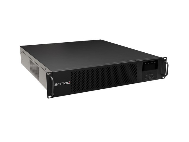 UPS RACK ARMAC R/3000I/PF1/DF ON-LINE 3000VA 8X TOMAS IEC C13 USB-B LCD CAJA METÁLICA LIBRE DE POLVO 1