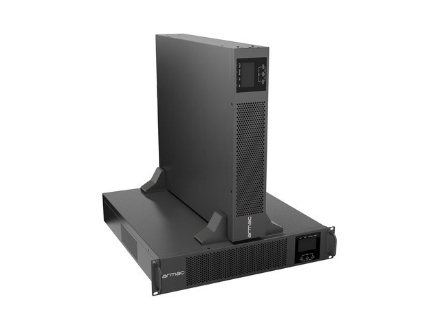UPS RACK ARMAC R/3000I/PF1/DF ON-LINE 3000VA 8X TOMAS IEC C13 USB-B LCD CAJA METÁLICA LIBRE DE POLVO 7